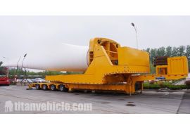 4 Axle Adapter Trailer for 80m Blade Transportation will be sent to Vietnam