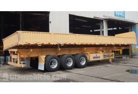 34 Ton Side Dump Trailer has shipped to Burundi Gitega