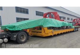 3 Line 6 Axle 180 Ton Lowboy Gooseneck Trailer will be sent to Lagos