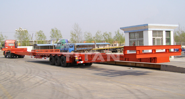 Wind Blade Carrier Transporter Stretchable Trailer for Transporting Wind Blade