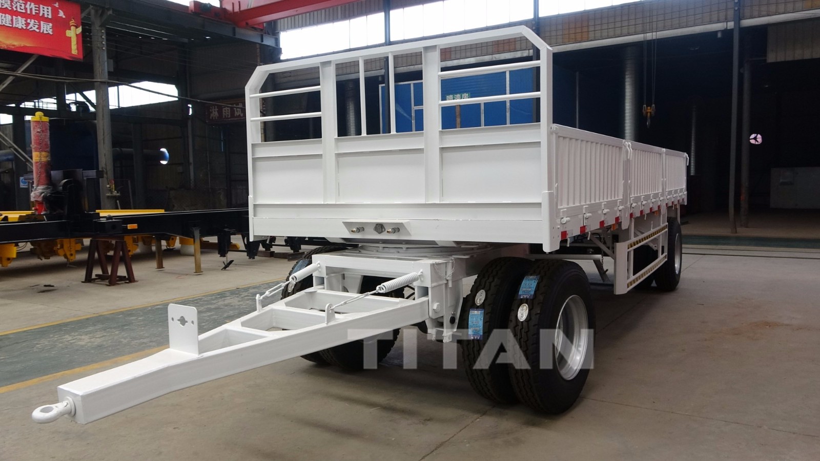 Drawbar sidewall semi trailer 