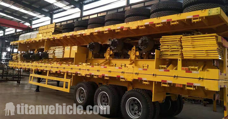 3 Axle Cargo semi trailer