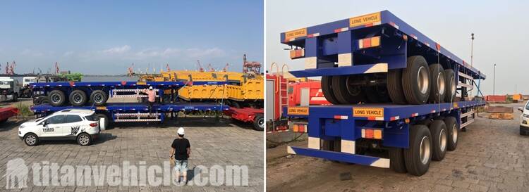 Flatbed semi trailer In Mozambique