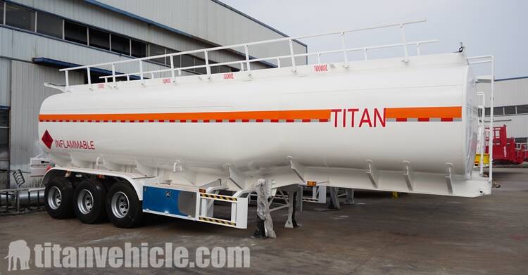 3 Axle 40000L Oil Tanker Trailer For Sale In Mozambique