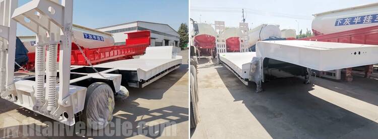 Mechanical Ramp of Lowbed Trailer