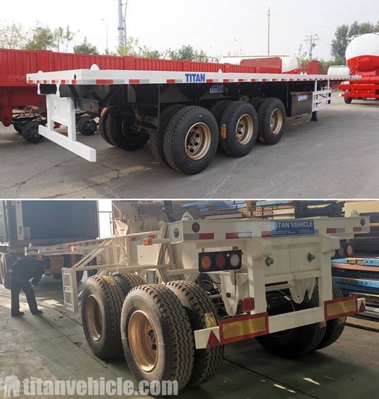 20/40Ft Flatbed Trailer Manufacturer Price