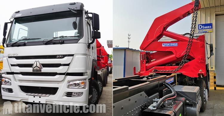 37 Ton Side Loader Truck Trailer Price