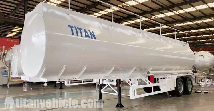 2 Axle Fuel Tanker Trailer with Bogie Suspension for Sale In Burundi Gitega