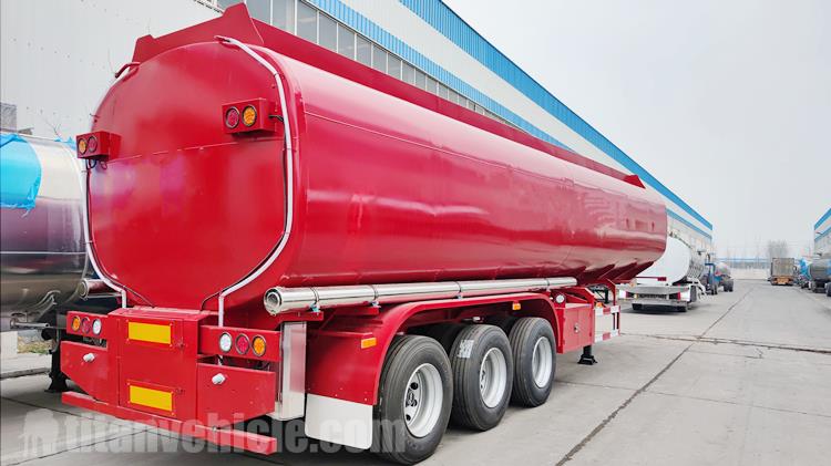 Tri Axle 42CBM Fuel Tanker Semi Trailer with Best Price