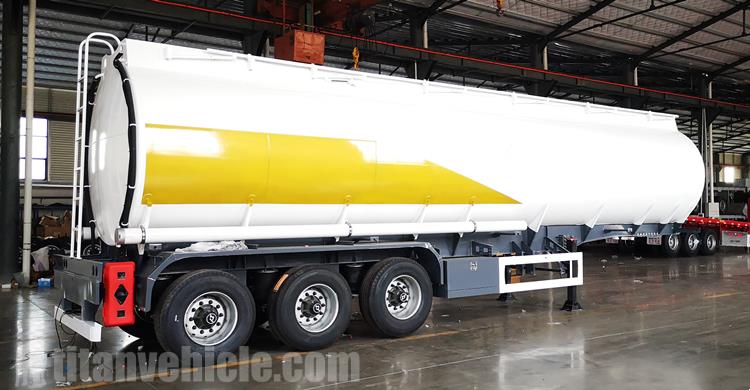 45200 Liters Oil Tanker Trailer with 7 Compartments for Sale In Namibia