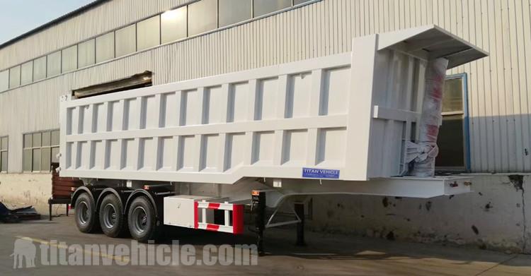 Tri Axle 40 Ton Heavy Duty Dump Trailers for Sale In Dominica