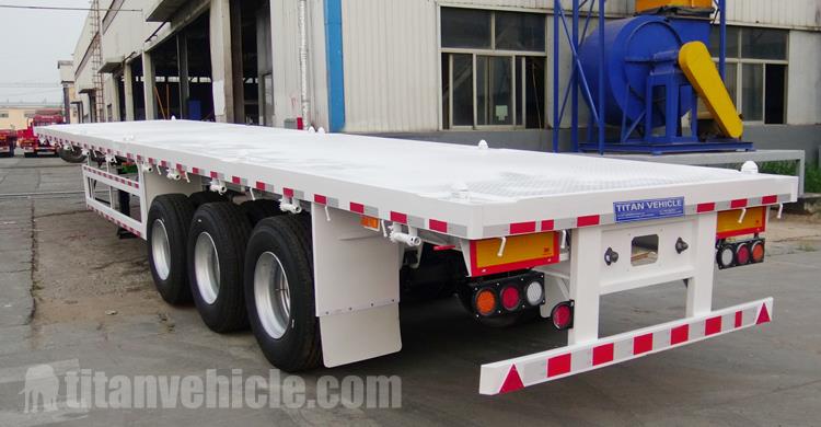 Tri Axle Flatbed Trailer for Sale In Papua New Guinea - TITAN VEHICLE