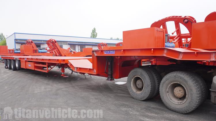 4 Axle 58 M Extendable Wind Blade Trailer for Sale In Kazakhstan