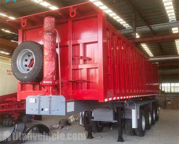 4 Axle 32CBM Dump Semi Trailer for Sale In Mali