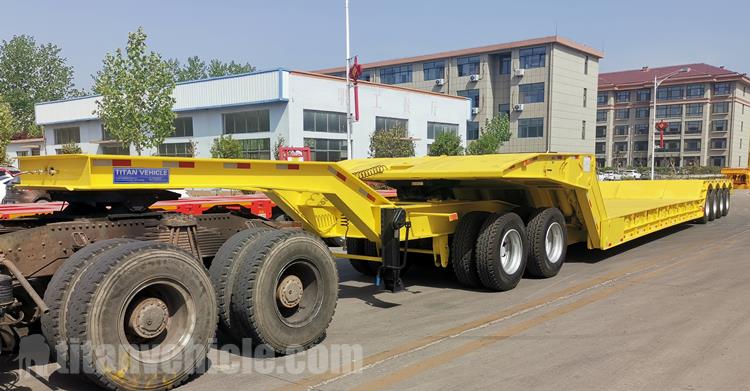 4 Axle Folding Goose Neck Trailer for Sale In Nigeria Lagos