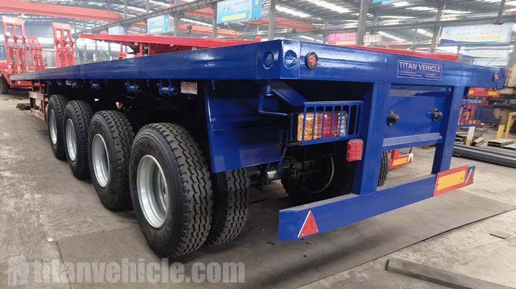 4 Axle 48 Ft Flatbed Trailer for Sale In Malta