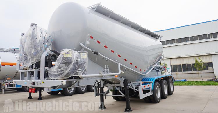 3 Axle 40 Ton Cement Bulker Tanker Trailer for Sale In Burundi