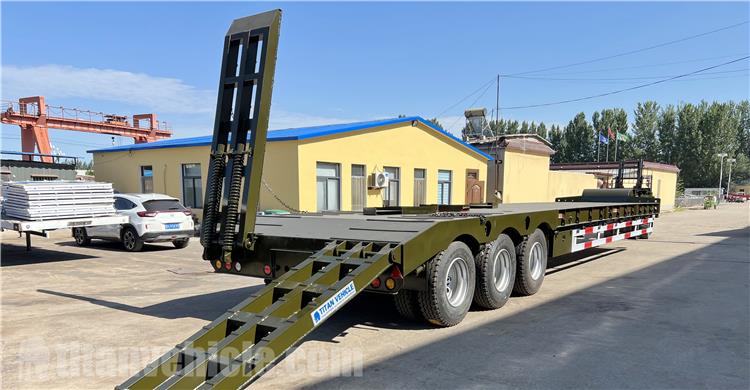 3 Axle 80 Ton Low Loader Trailer for Sale In Sierra Leone