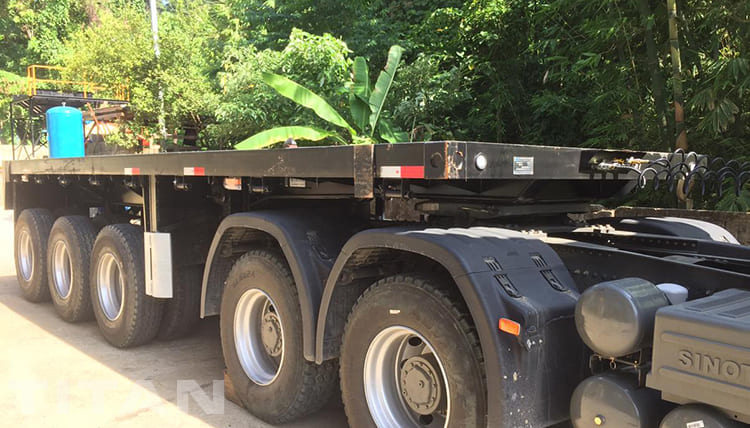 3 Axle 20Ft Flatbed Truck Trailer for Sale in Philippines