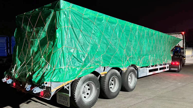 Tri Axle 60 Ton Semi Low Loader Trailer for Sale in  Nigeria