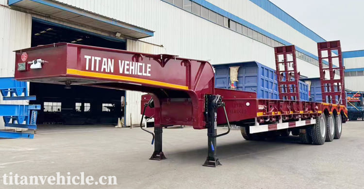 3 Axle Low Bed Trailer Price in Djibouti