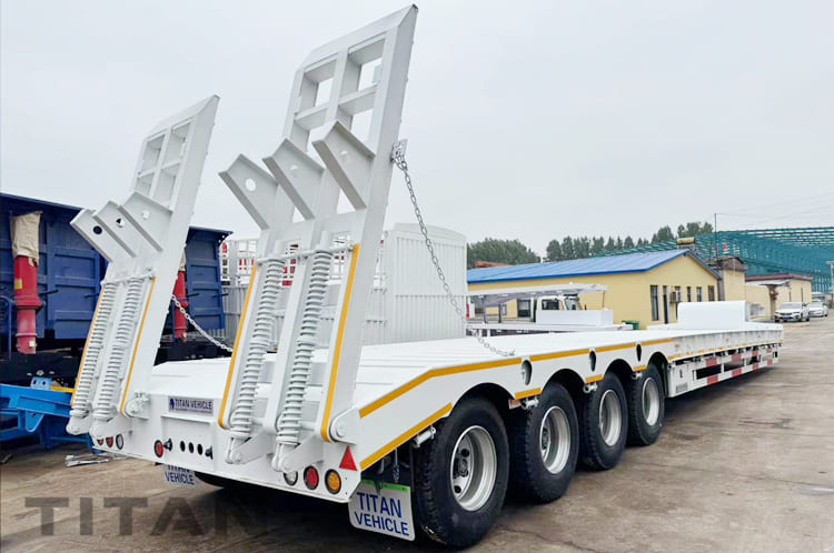 80 Tons Lowbed Semi Trailer for Sale in Philippines