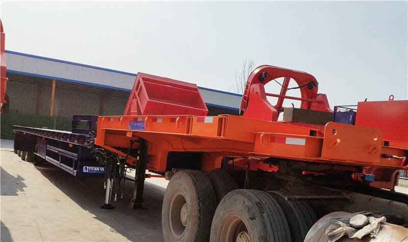 extendable low bed trailer