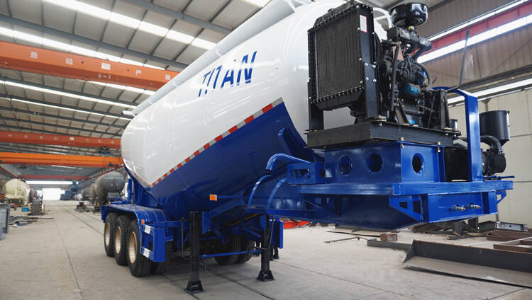 3 axle cement tanker trailer