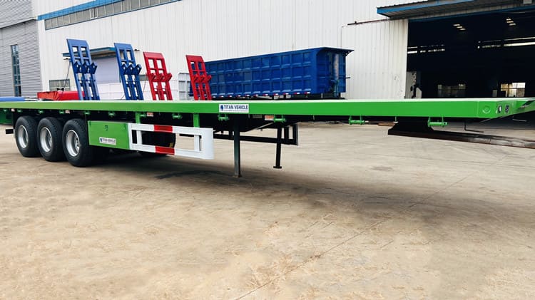 3 axle flatbed trailer